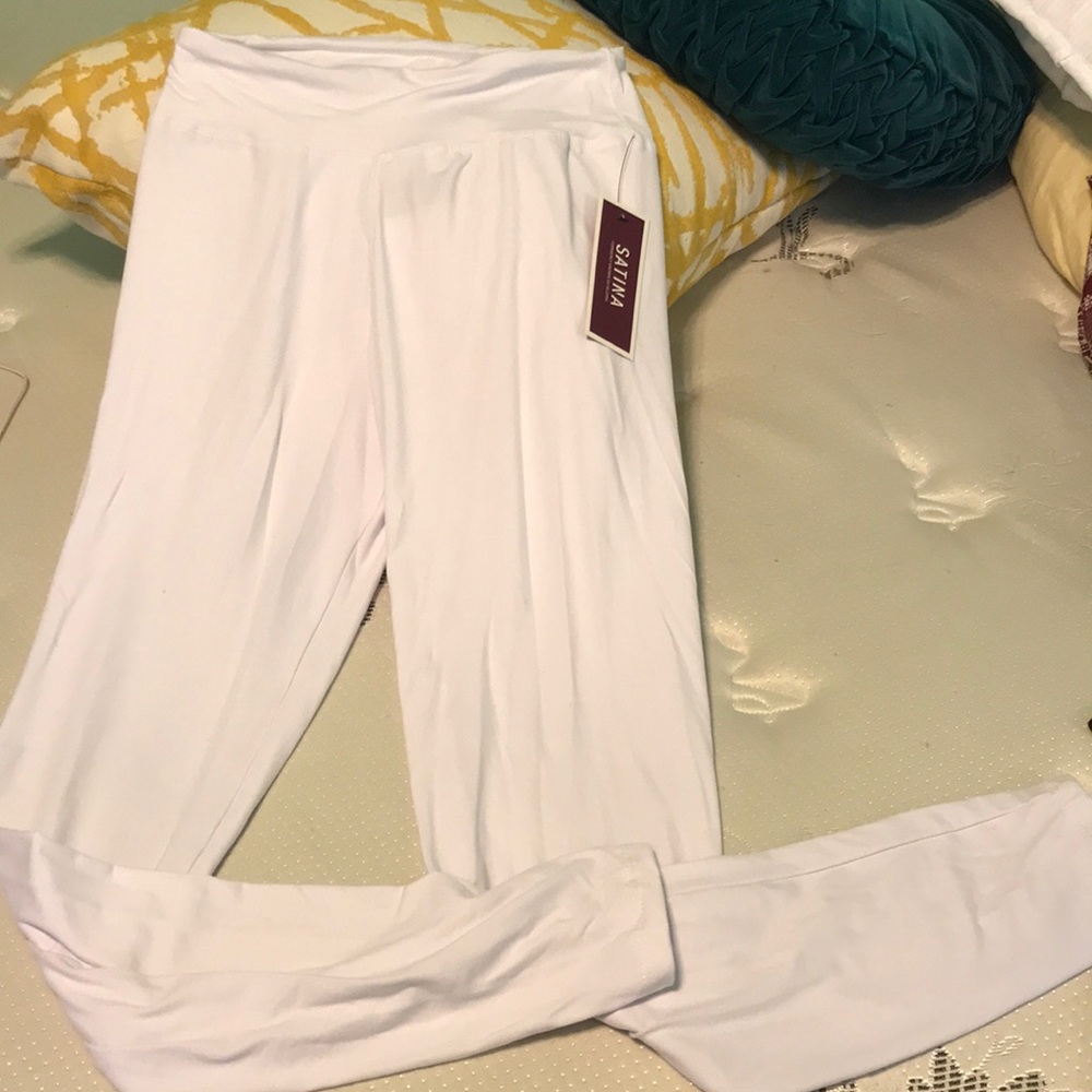 White leggings